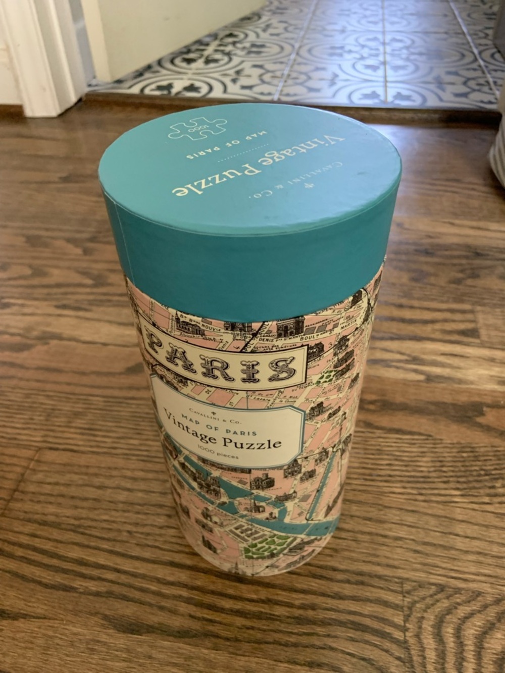 Vintage Paris Puzzle Cylinder